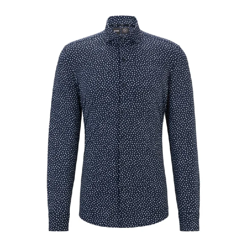 Minimal Sportswear Minimal Sportswear Slim-fit shirt in printed performance-stretch fabric Minimal Sportswear Minimal Sportswear Slim-fit shirt in printed performance-stretch fabric