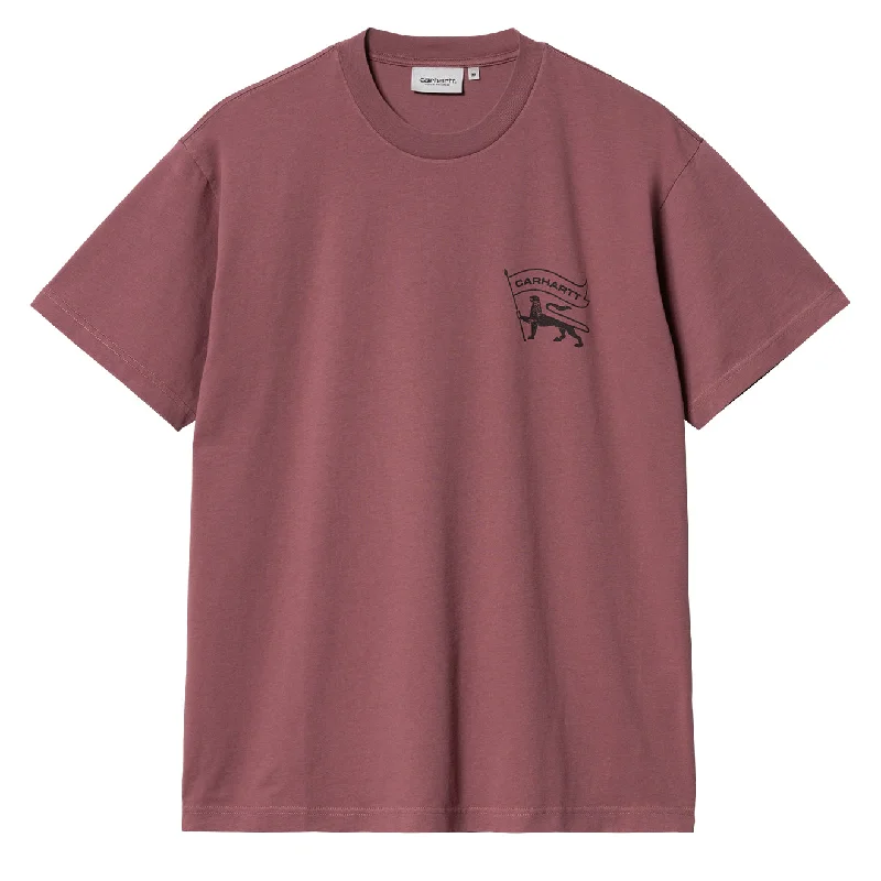 Soft Utility Soft Utility Carhartt WIP  S/S Stamp T-Shirt Dusty Fuscia / Black