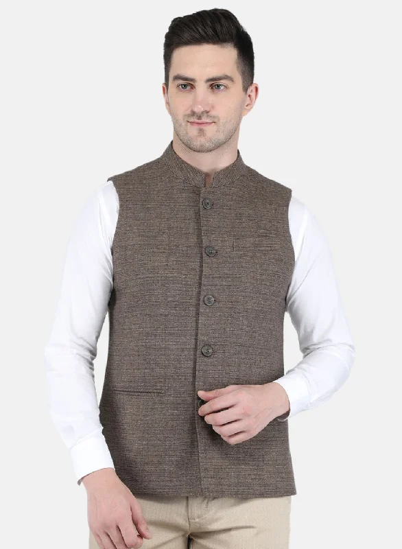 Everyday Tailoring Everyday Tailoring Men Brown Solid Coat