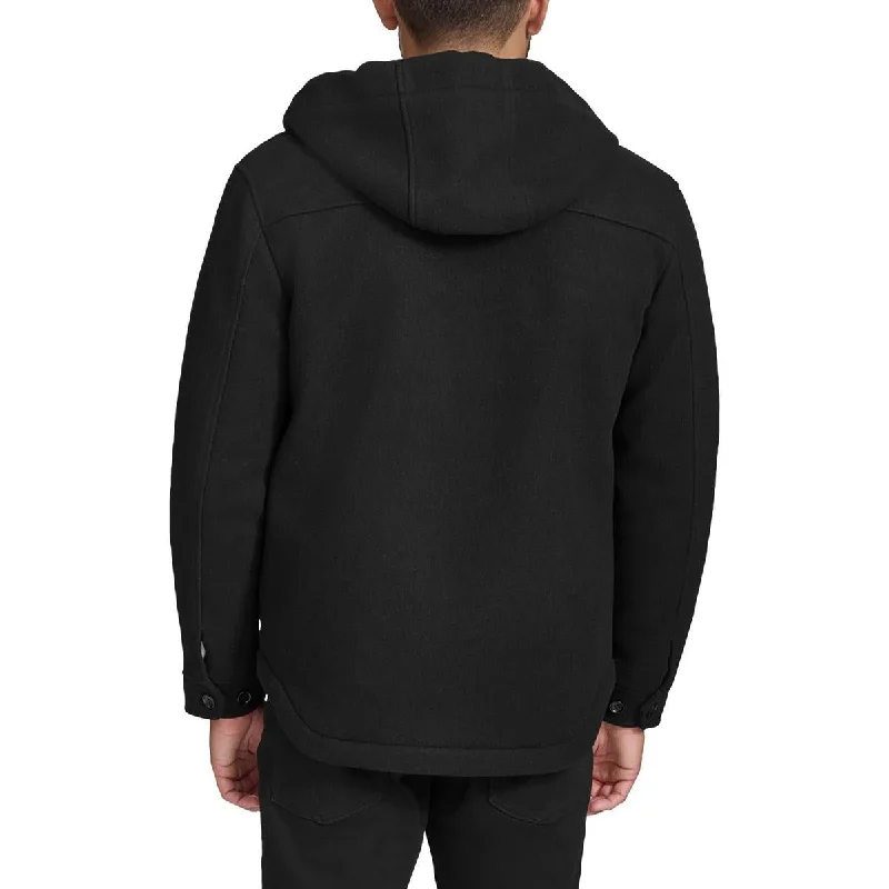 Western Style Western Style Calvin Klein Mens Hooded  Shirt Jacket