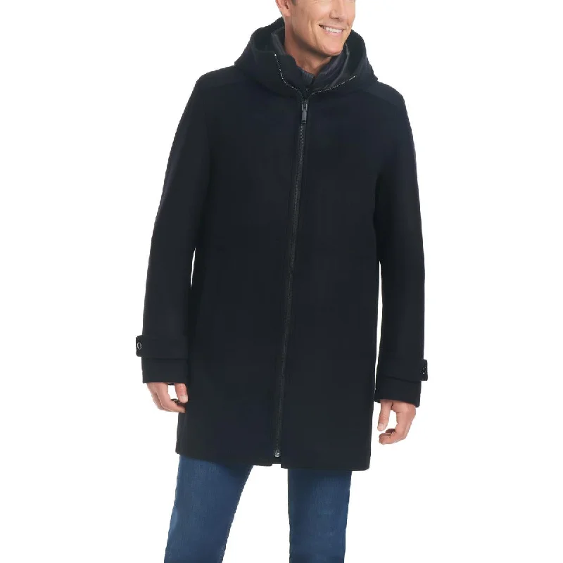Earthy Tones Earthy Tones Vince Camuto Mens Water Resistant 3-In-1 Wool Coat