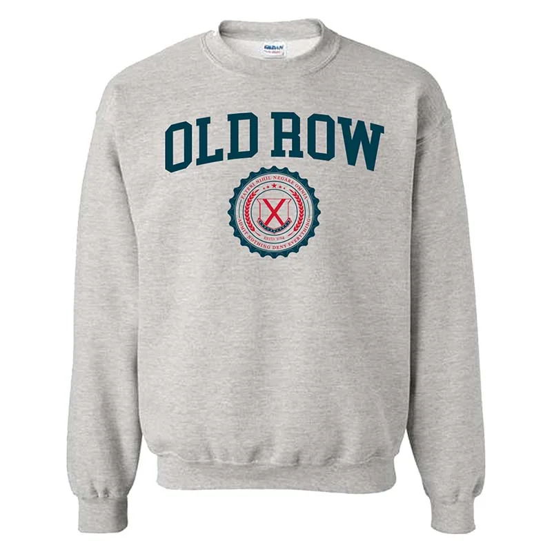 Old Row Crest Badge Crewneck Sweatshirt