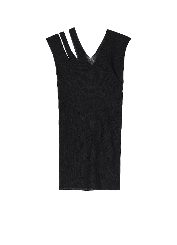 RIB collections SLEEVELESS TOP B