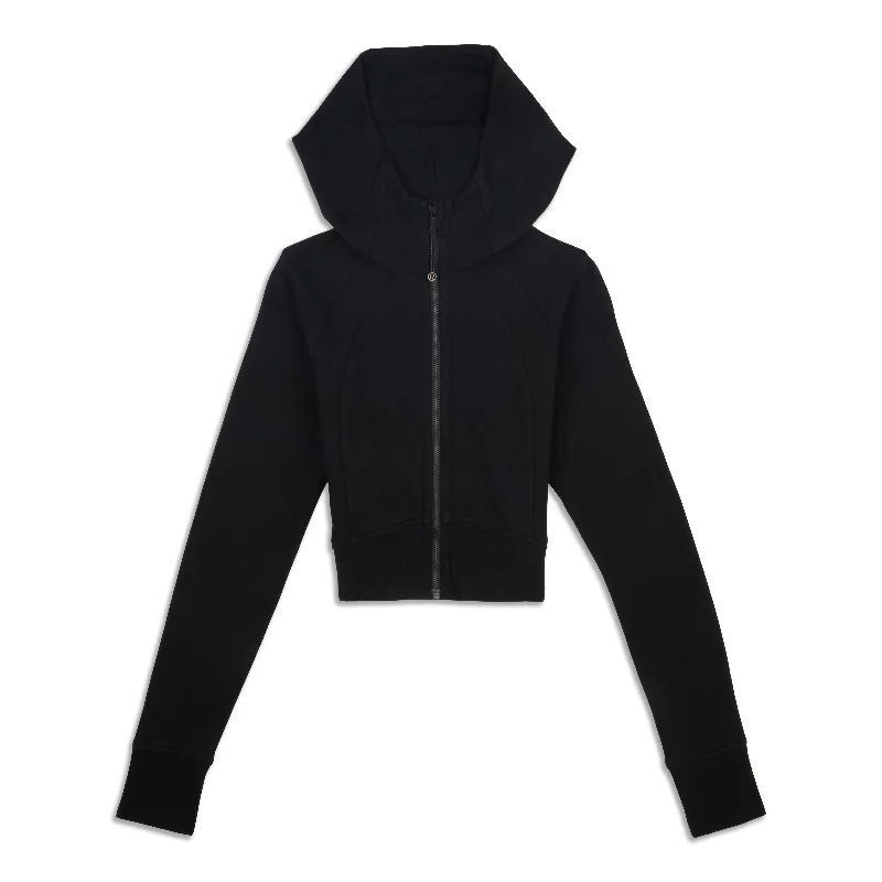 Scuba Full-Zip Cropped Hoodie - Resale