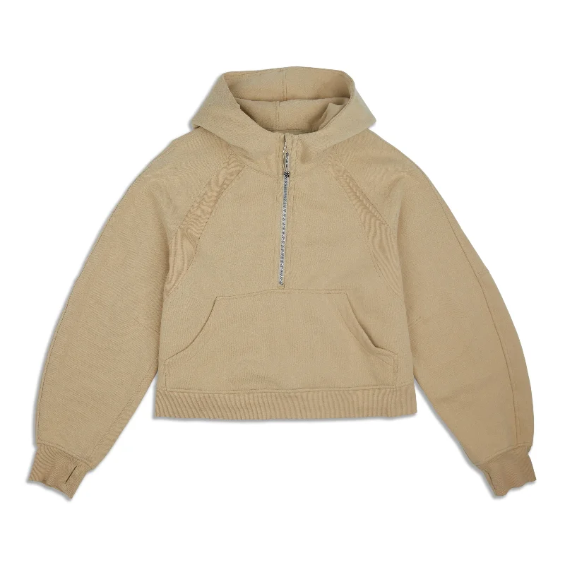 Scuba Oversized Half-Zip Hoodie - Resale