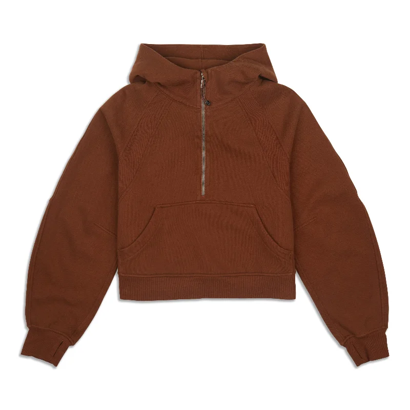 Scuba Oversized Half-Zip Hoodie - Resale