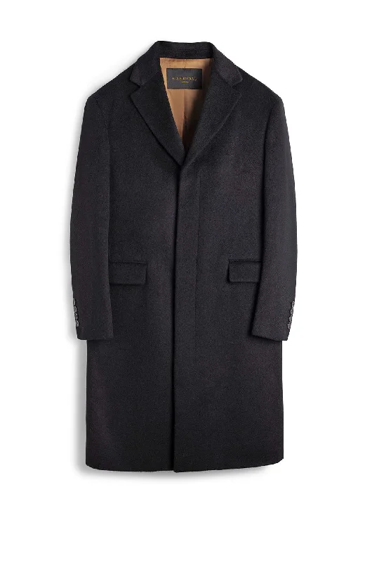 LIMITED EDITION: MERCER BLACK CASHMERE TOPCOAT