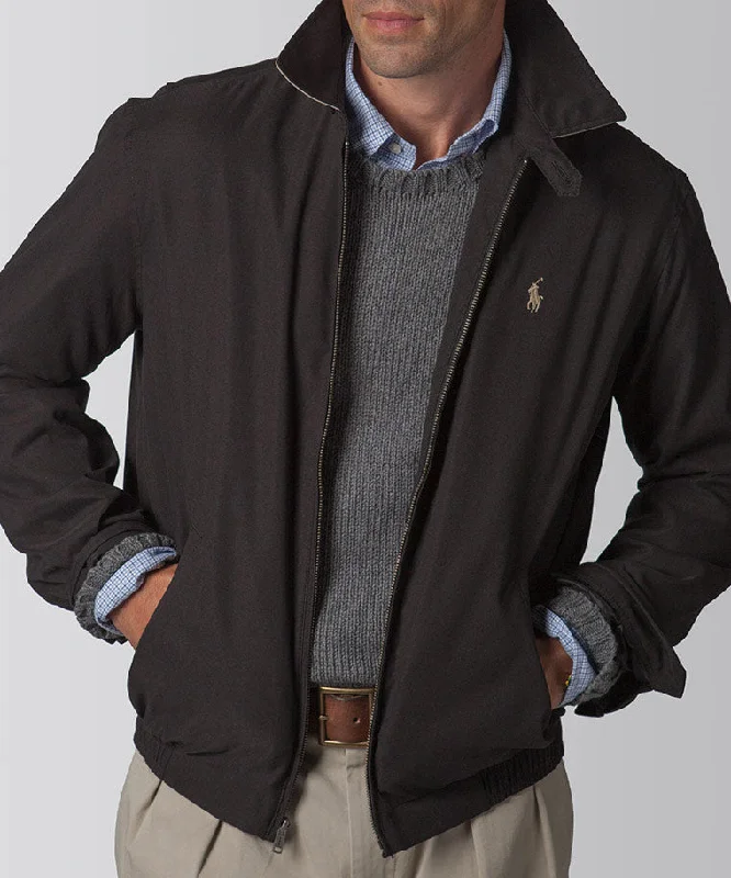 Polo Ralph Lauren Microfiber Full-Zip Waist-Length Jacket