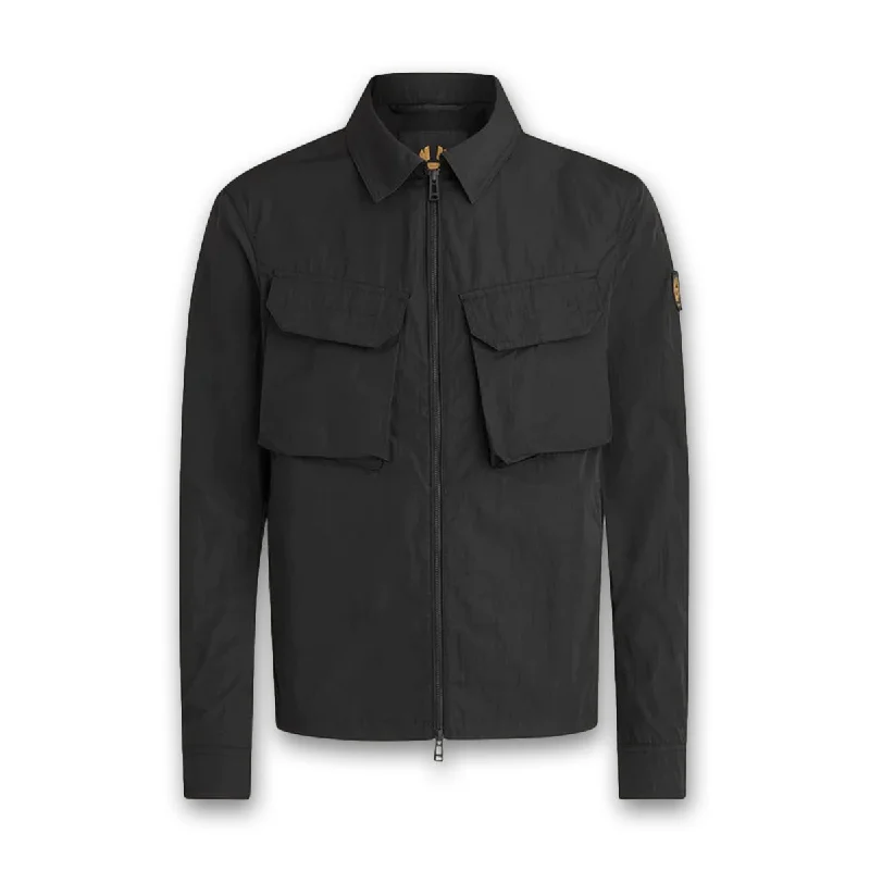 Belstaff - Staunton Ripple Shell Overshirt in Black