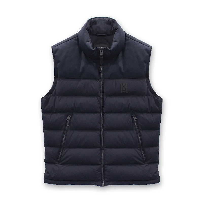 Cozy Minimalist Cozy Minimalist Casual Knit Tops Mackage - Bobbie-STR Gilet in Navy Cozy Minimalist Cozy Minimalist Casual Knit Tops Mackage - Bobbie-STR Gilet in Navy