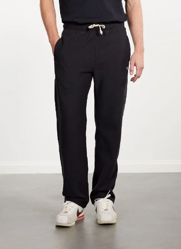 Mascot Straight Leg Trackpants | Champion and Percival | Black