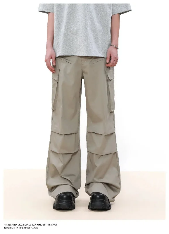 Multi-Pocket Pleats Cargo Pants