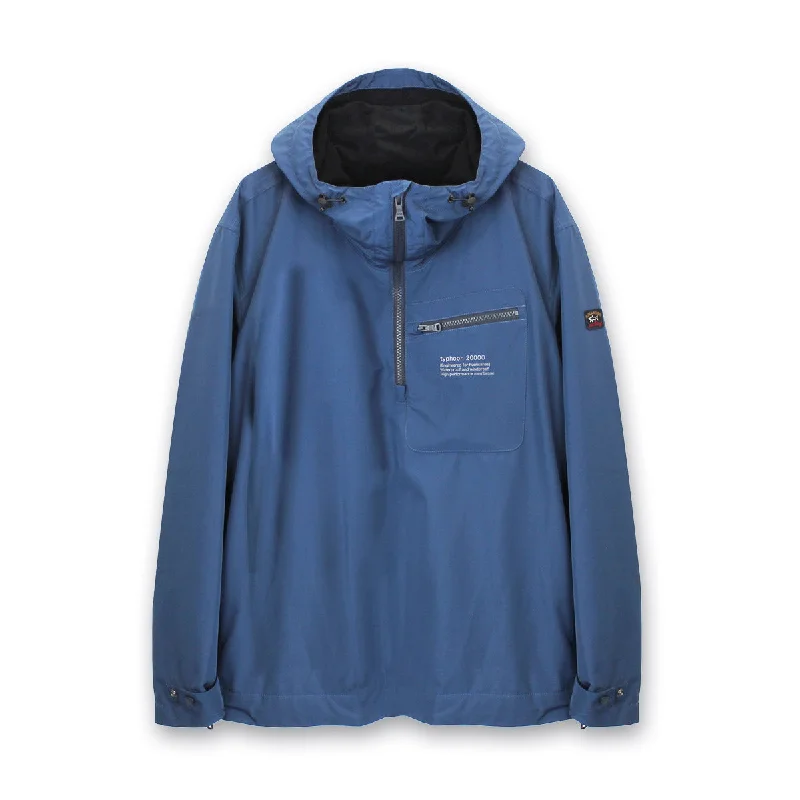 Paul & Shark - Typhoon Save The Sea Anorak Jacket in Blue