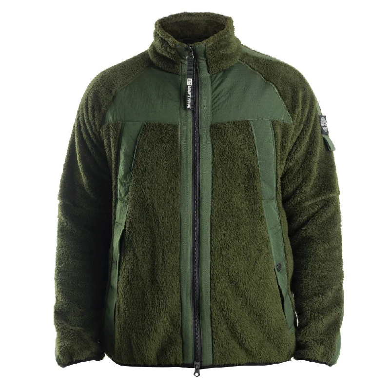 ST95 Zip Fleece Dark Green